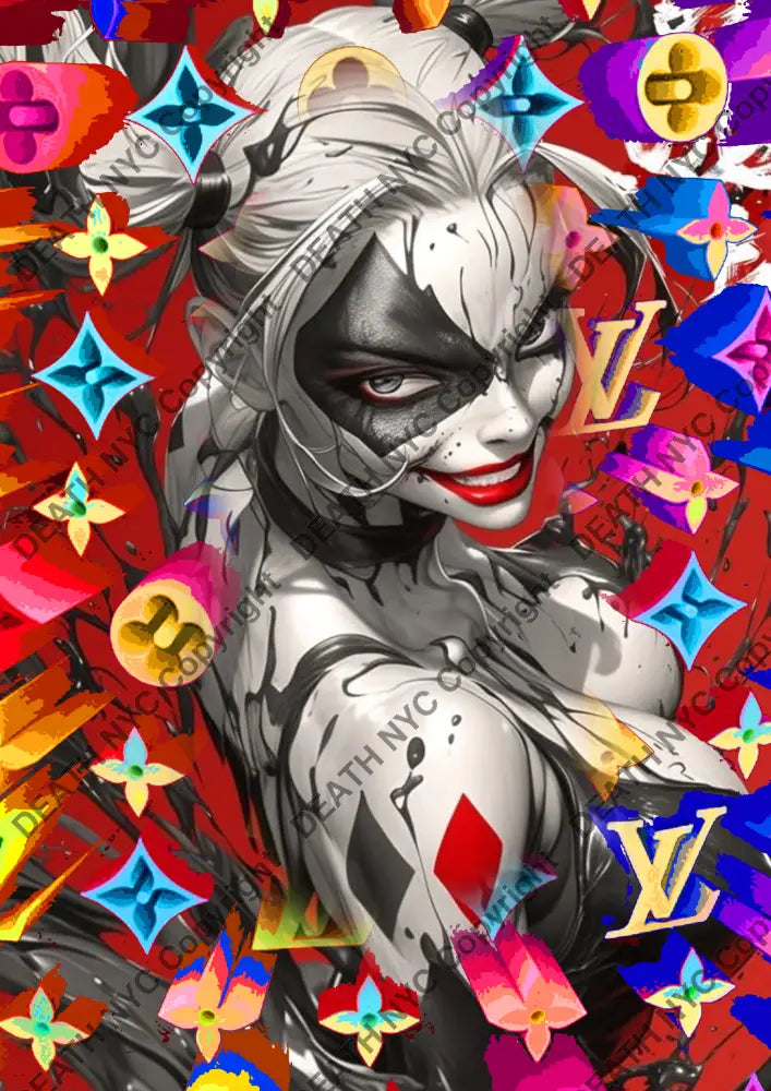 Auction ’DC596 quin’ art print 45x32cm (Edition of 100) - Art Print