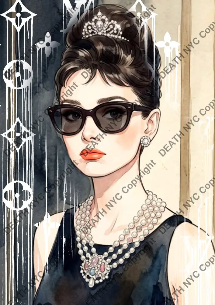 Auction ’DC602 audrey’ art print 45x32cm (Edition of 100) - Art Print