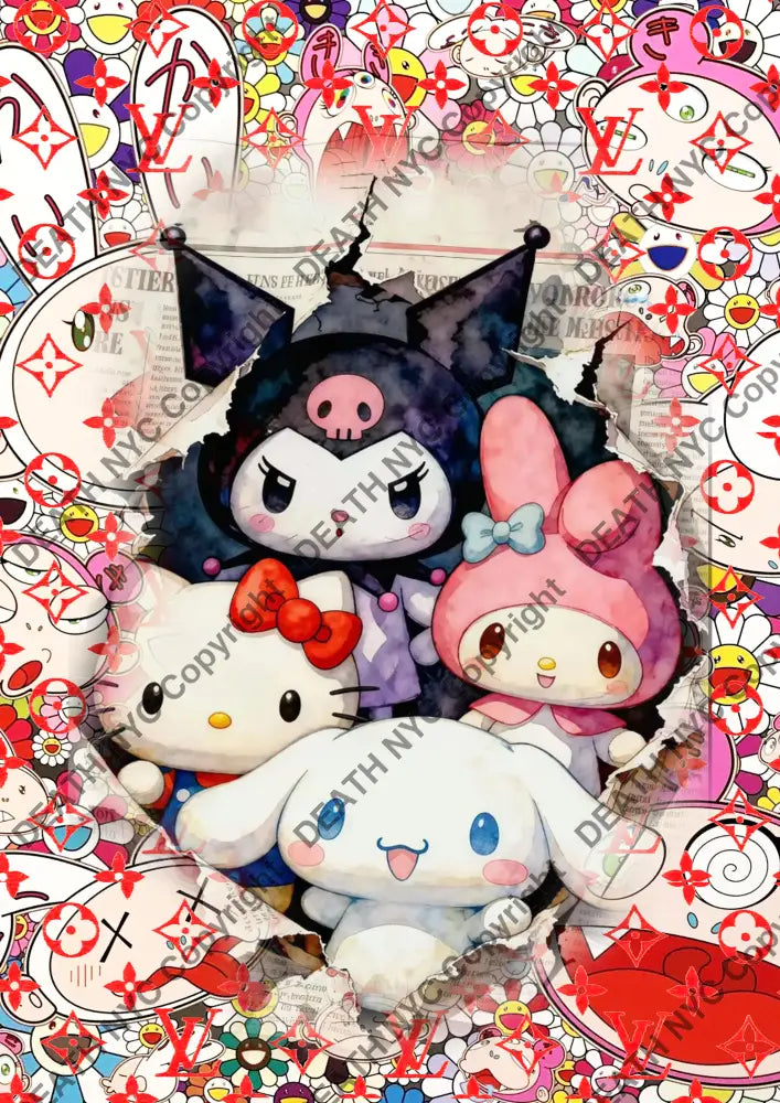 Auction ’DC726 kitty’ art print 45x32cm (Edition of 100) - Art Print