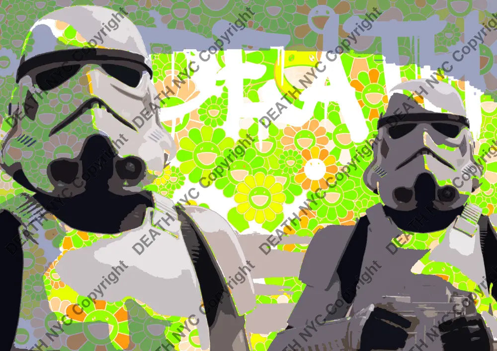 Auction ’death troop 3 ’ art print 45x32cm (Edition of 100) - Art Print