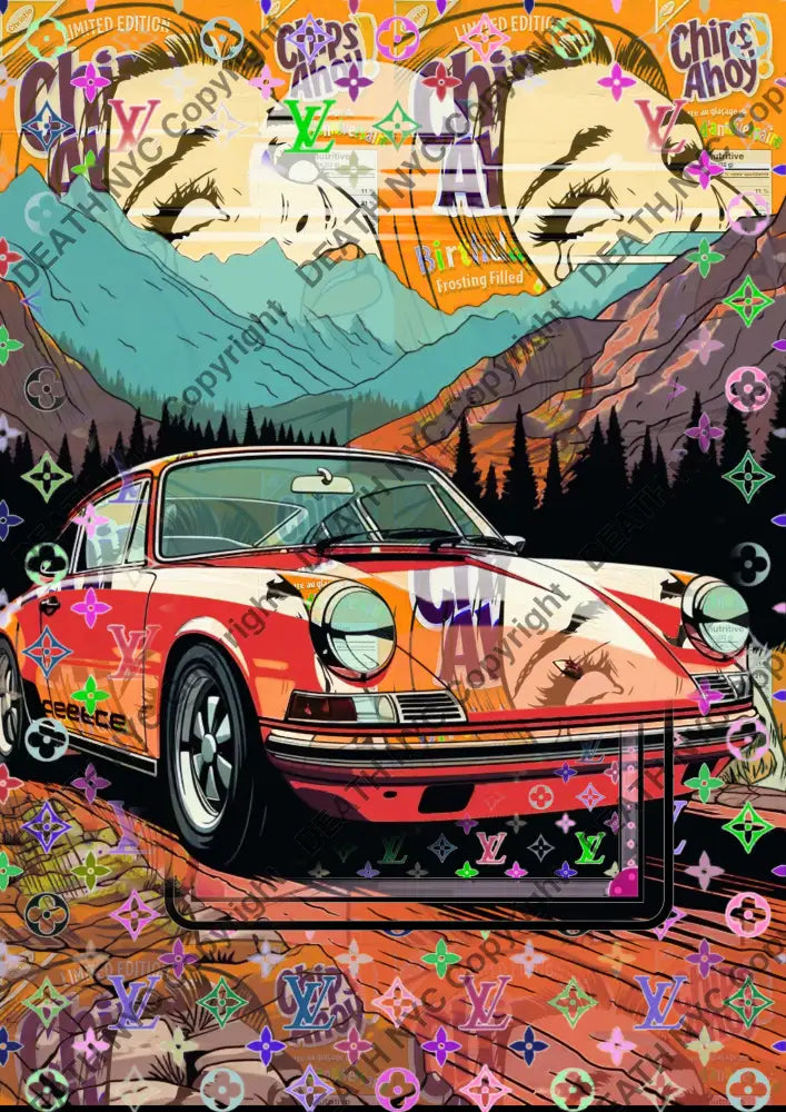 Auction ’DEATHBD295’’ art print 45x32cm (Edition of 100) porc Art Print