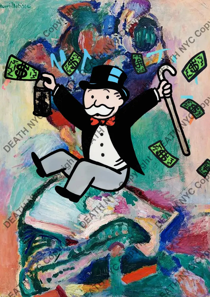Auction ’DEATHQ594 rich ’ 45x32cm (Edition of 100) Art Print