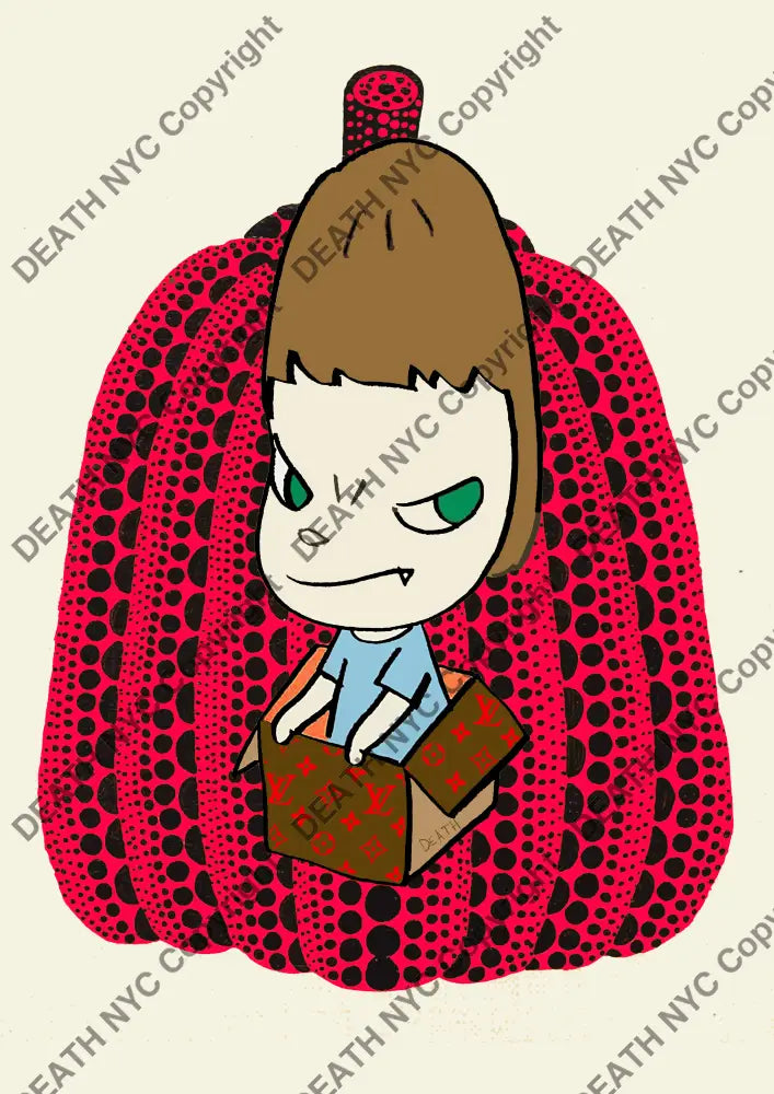 Auction ’delivery N 3 red’ art print 45x32cm (Edition of 100) Art Print