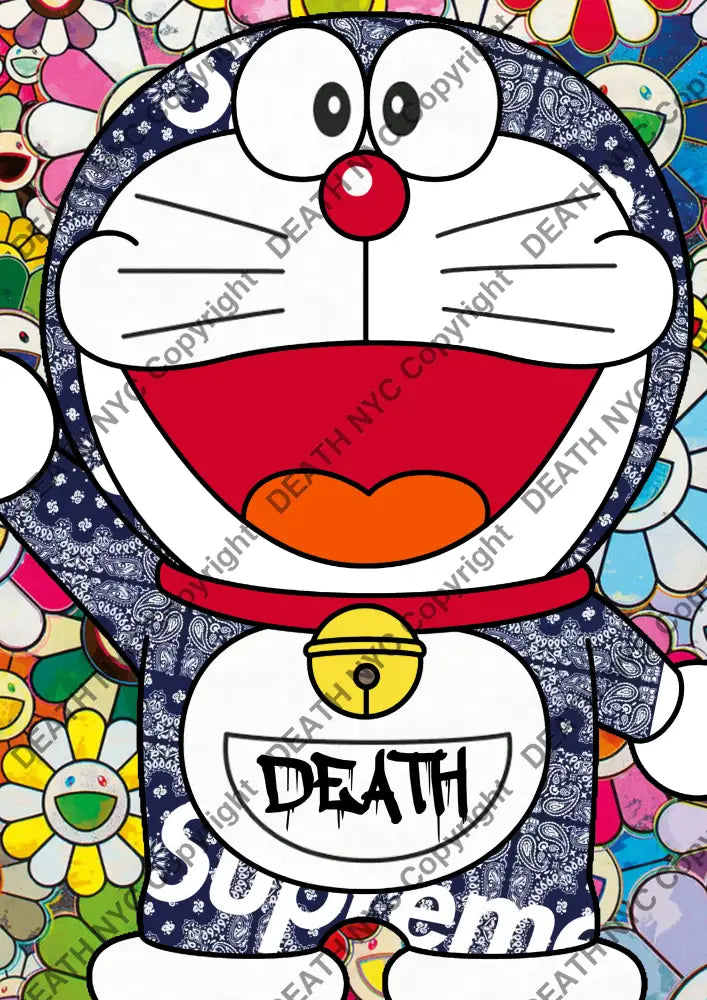 Auction ’dmon flwr bandana ’ art print 45x32cm (Edition of 100) Art Print
