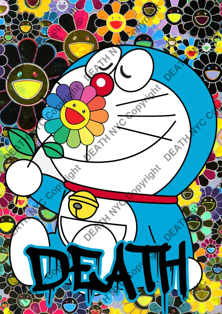 Auction ’dmon flwr smell 3’’ art print 45x32cm (Edition of 100) Art Print