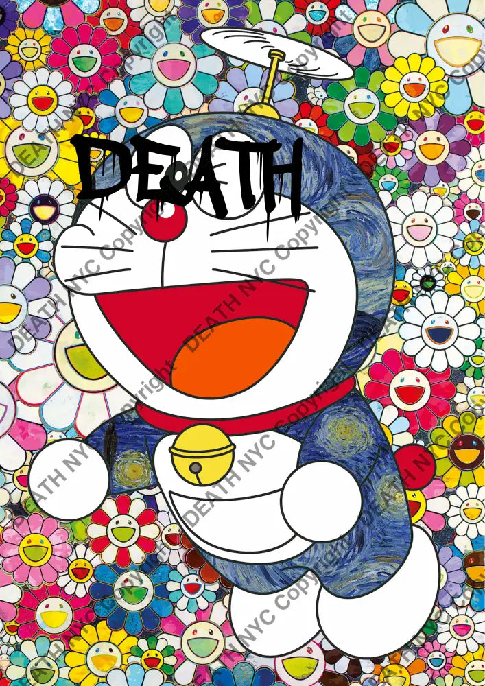 Auction ’dmon flwr starry’ art print 45x32cm (Edition of 100) Art Print