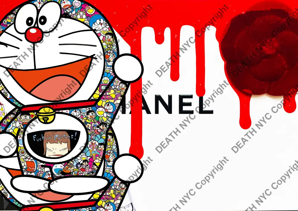 Auction ’dmon hi chnl 1’’ art print 45x32cm (Edition of 100) Art Print