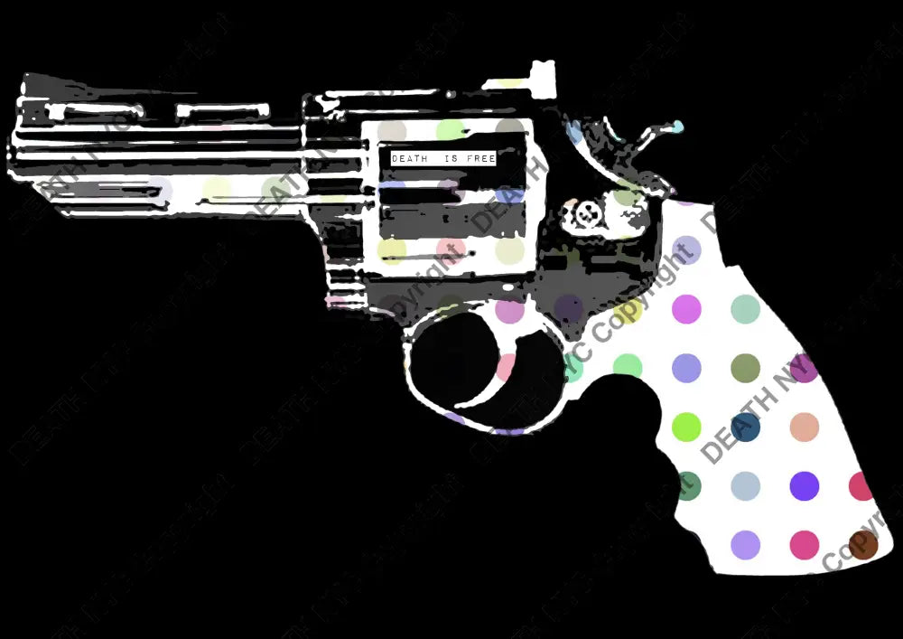Auction ’dot gun’ art print 45x32cm (Edition of 100) Art Print
