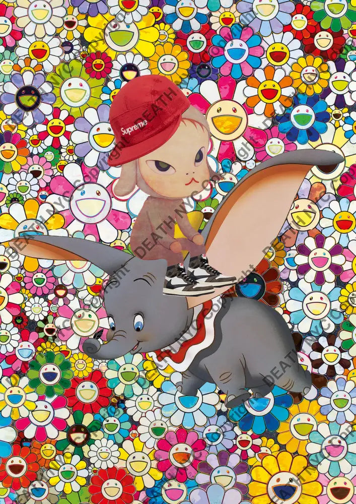 Auction ’dumbo kick flower 1’’ art print 45x32cm (Edition of 100) Art Print