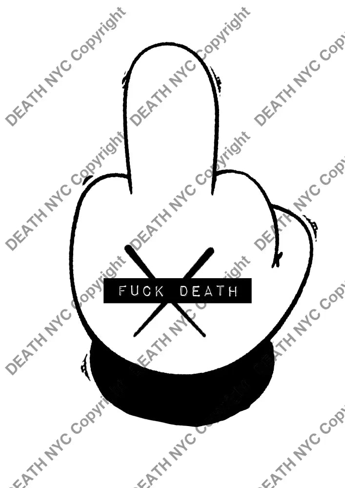 Auction ’f finger ’ art print 45x32cm (Edition of 100) - Art Print