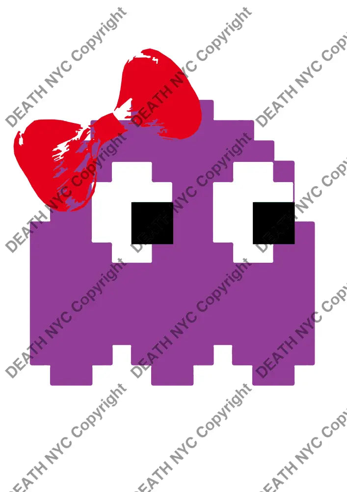 Auction ’invade purple red’ art print 45x32cm (Edition of 100) Art Print