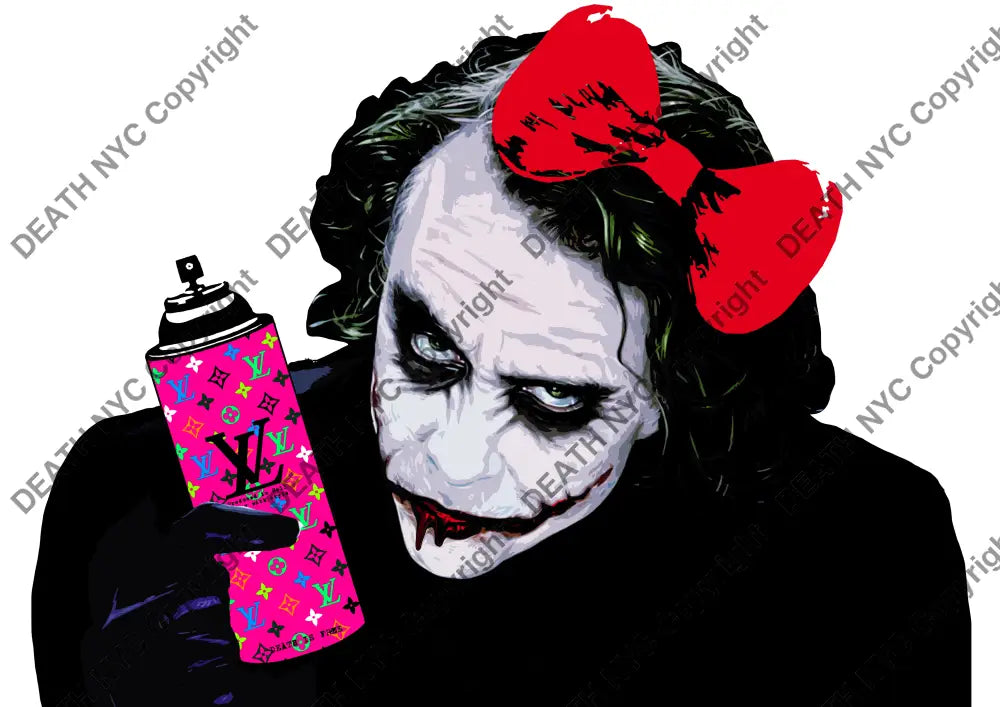 Auction ’j k r pink L ’ art print 45x32cm (Edition of 100) - Art Print