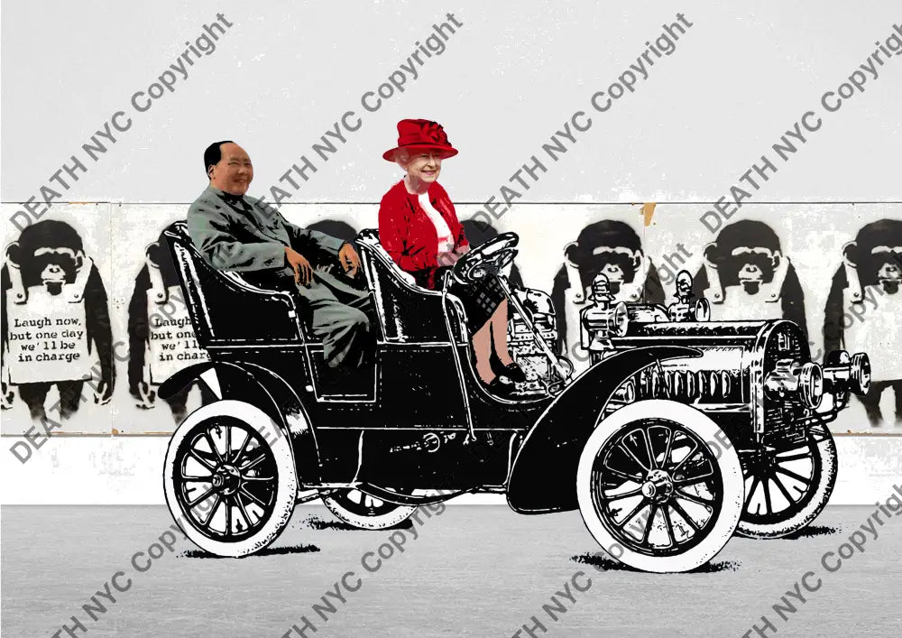 Auction ’J813 queen’ art print 45x32cm (Edition of 100) Art Print