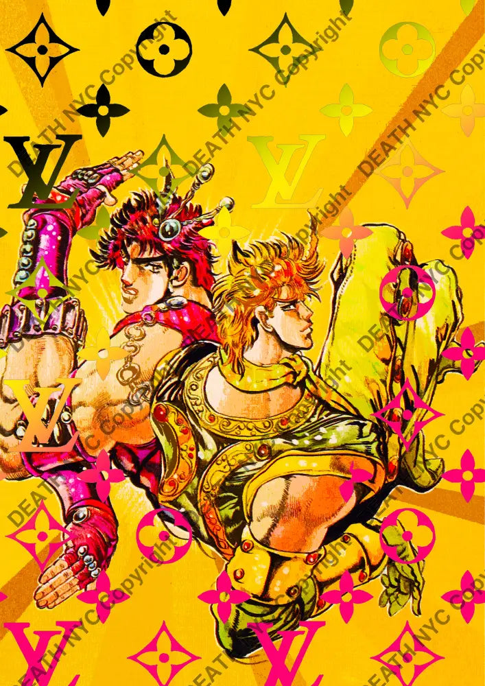 Auction ’jo yellow’ art print 45x32cm (Edition of 100) Art Print