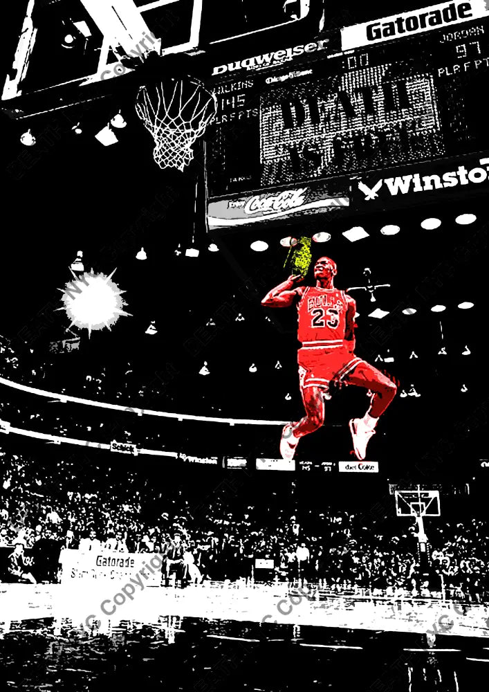 Auction ’jord dunk bomb y’ art print 45x32cm (Edition of 100) - Art Print