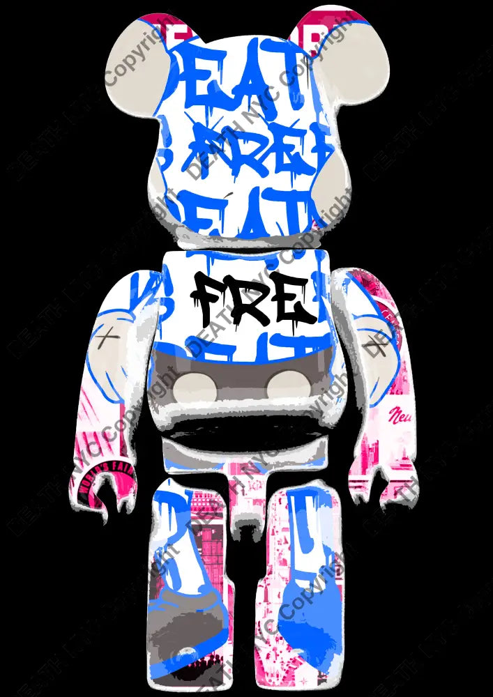 Auction ’K233 bear’ art print 45x32cm (Edition of 100) Art Print