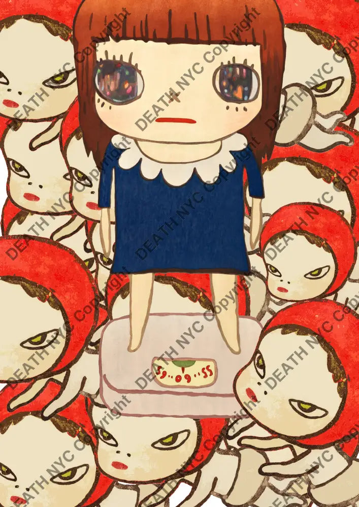 Auction ’K549 girl’ art print 45x32cm (Edition of 100) Art Print