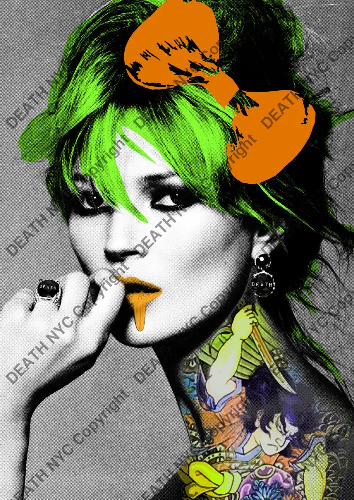 Auction ’kate new drip tat or ’ art print 45x32cm (Edition of 100) - Art Print