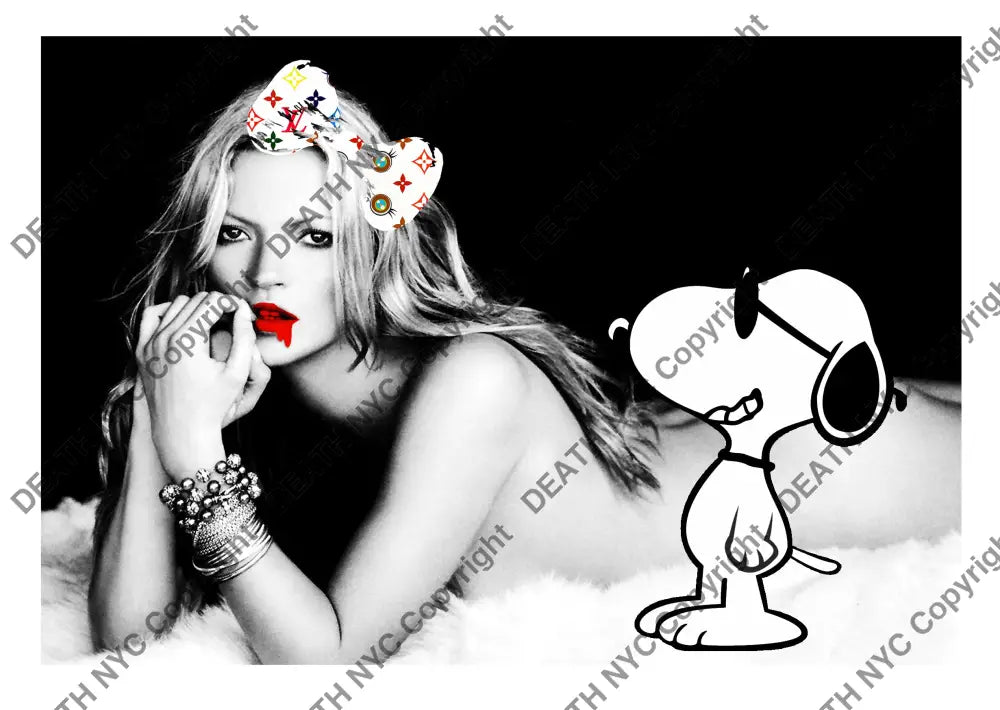 Auction ’kate pose silly ’ art print 45x32cm (Edition of 100) - Art Print
