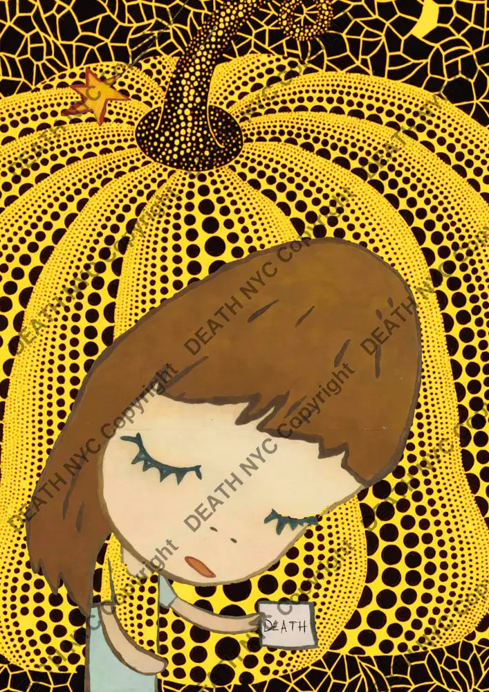 Auction ’KUSAMA SLEEP N 1 ’ 45x32cm (Edition of 100) Art Print