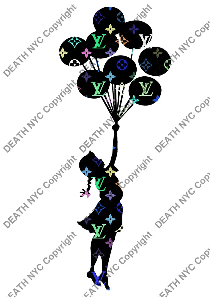 Auction ’L balloon’ art print 45x32cm (Edition of 100) Art Print