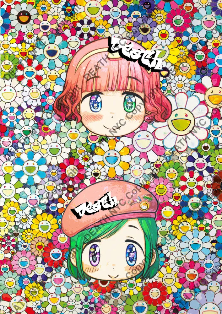 Auction ’m girl flwr school’ art print 45x32cm (Edition of 100) Art Print