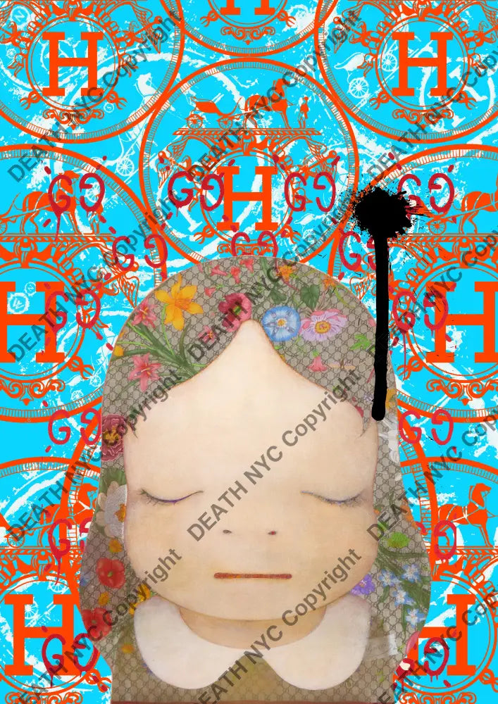 Auction ’M3727 girl’ art print 45x32cm (Edition of 100) Art Print