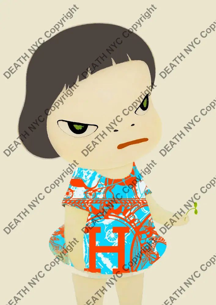 Auction ’M3759 girl’ art print 45x32cm (Edition of 100) Art Print