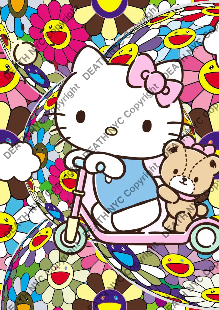 Auction ’M4172 kitty’ 45x32cm (Edition of 100) Art Print