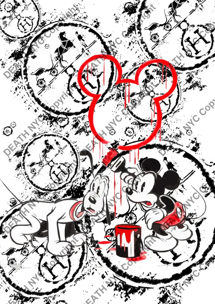 Auction ’M4636 mouse’ art print 45x32cm (Edition of 100) Art Print
