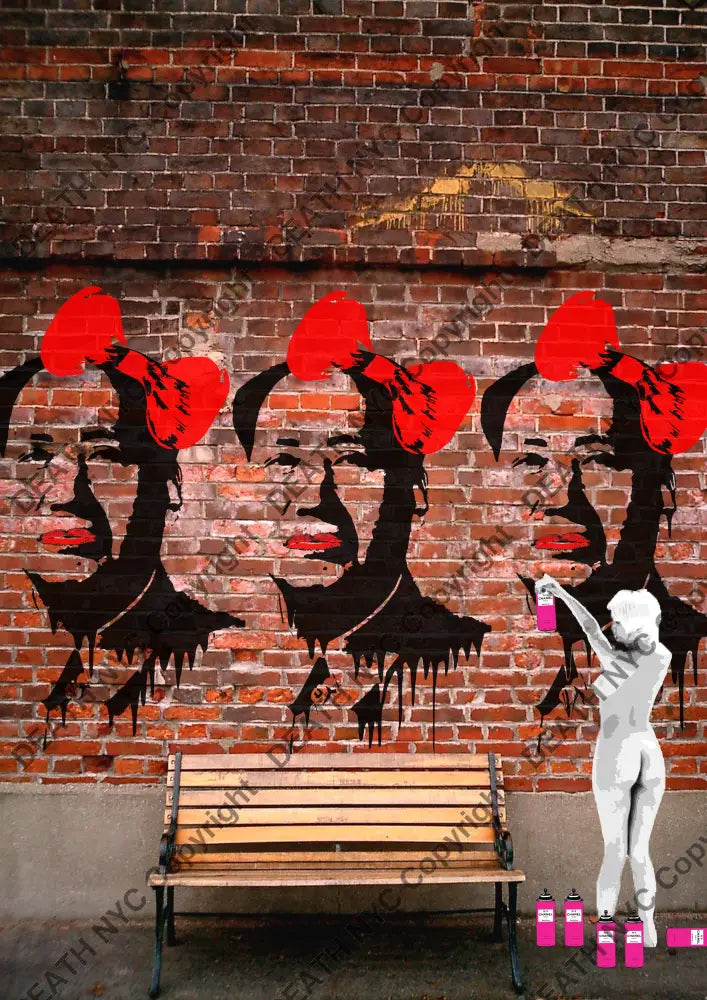 Auction ’ma o wall graf’ art print 45x32cm (Edition of 100) Art Print