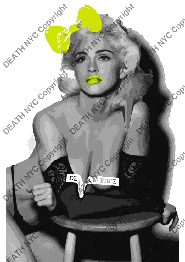 Auction ’madonn melt Y ’ art print 45x32cm (Edition of 100) - Art Print