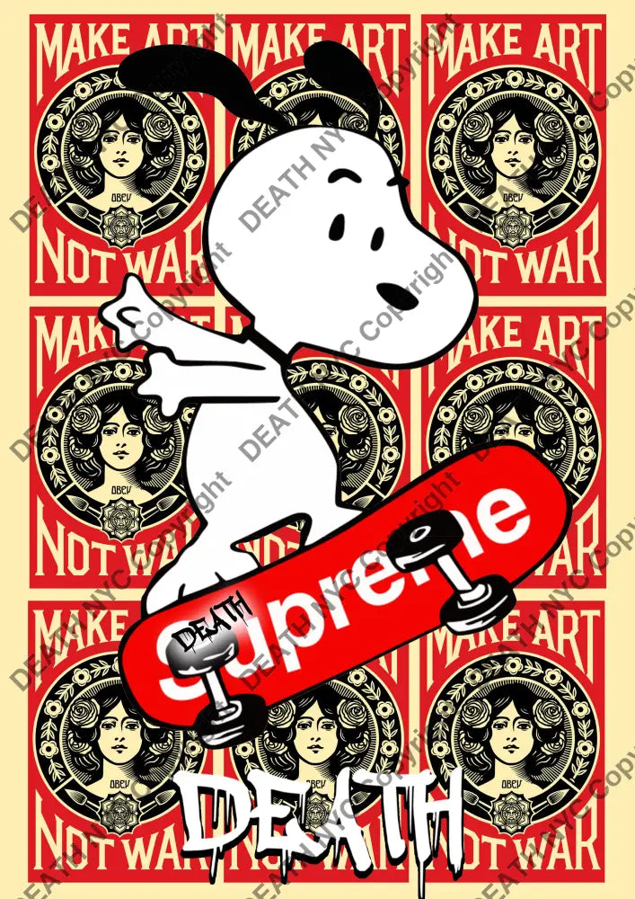Auction ’MC687 silly ’ art print 45x32cm (Edition of 100) - Art Print