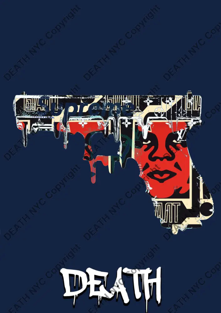 Auction ’MC769 gun ’ art print 45x32cm (Edition of 100) - Art Print