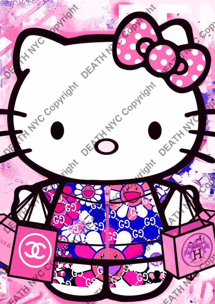 Auction ’MG236 kitty’ 45x32cm (Edition of 100) Art Print