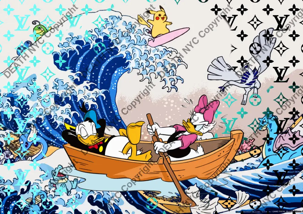 Auction ’Mi1272 duck’ art print 45x32cm (Edition of 100) Art Print