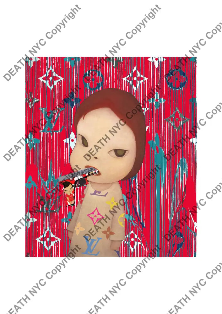 Auction ’Mi401 girl’ art print 45x32cm (Edition of 100) Art Print