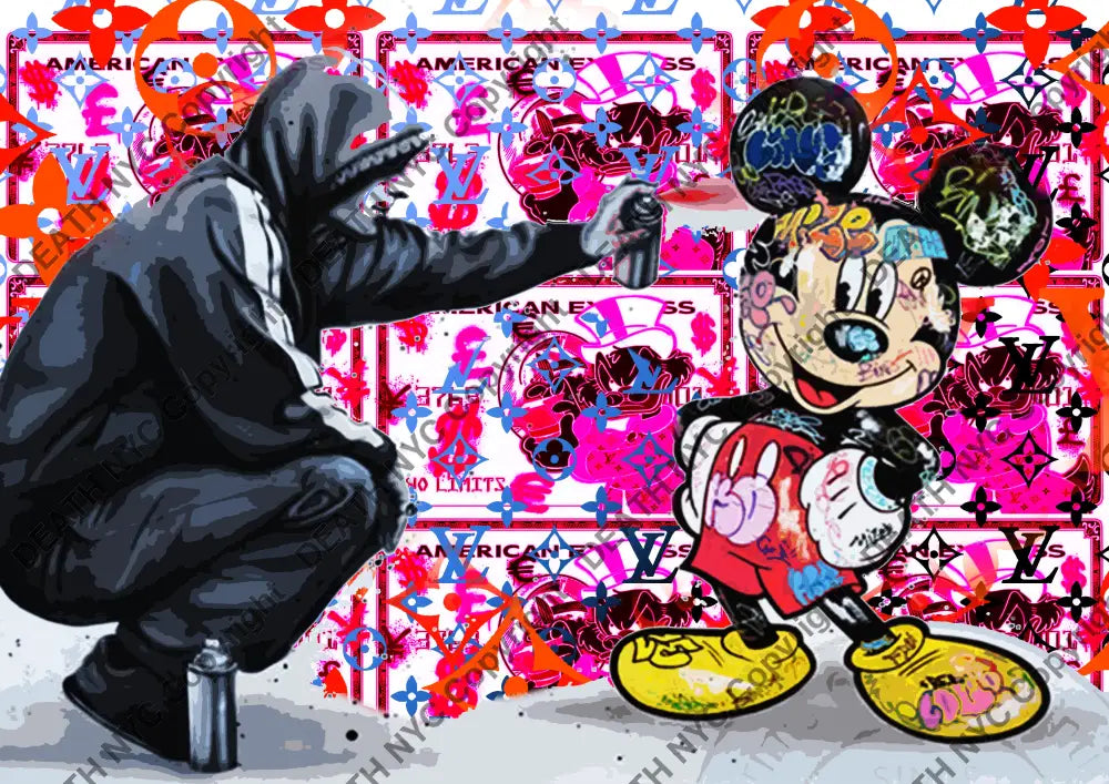 Auction ’MK36 mouse’ 45x32cm (Edition of 100) Art Print