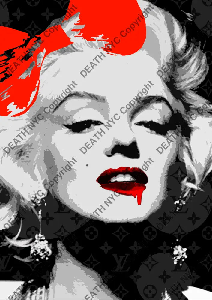 Auction ’monr glow 4 ’ art print 45x32cm (Edition of 100) - Art Print
