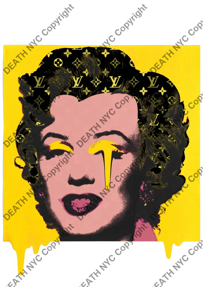Auction ’monr yel’ art print 45x32cm (Edition of 100) Art Print