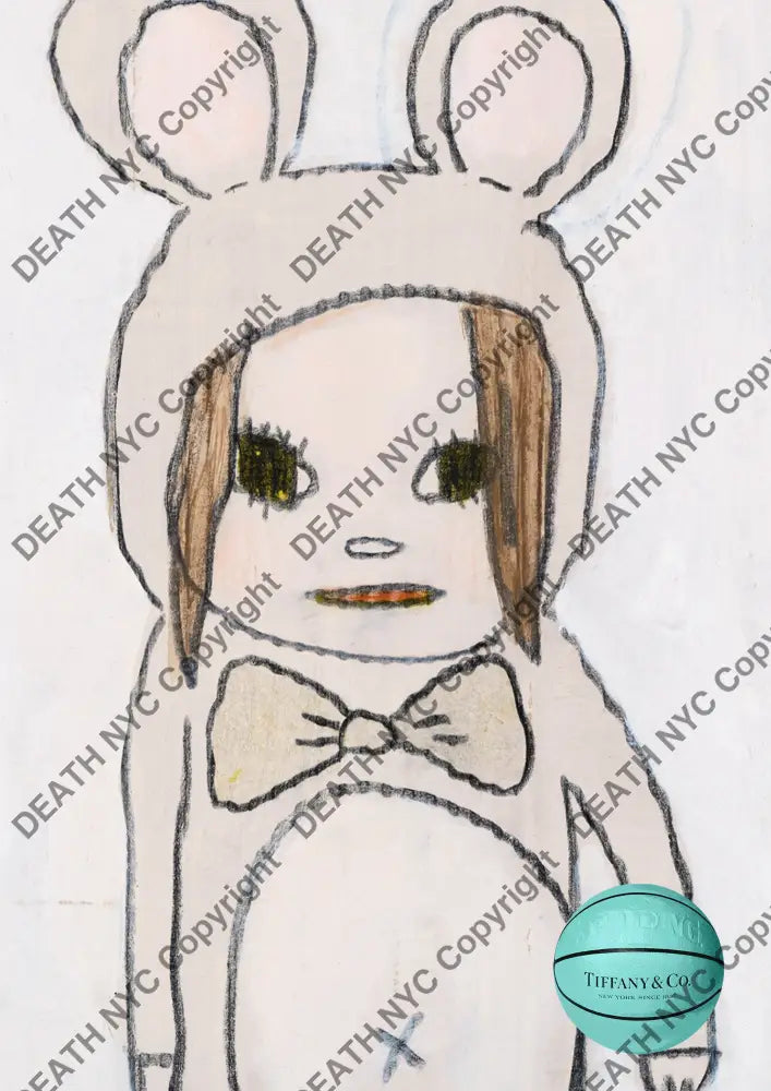 Auction ’MU113 girl’ art print 45x32cm (Edition of 100) Art Print