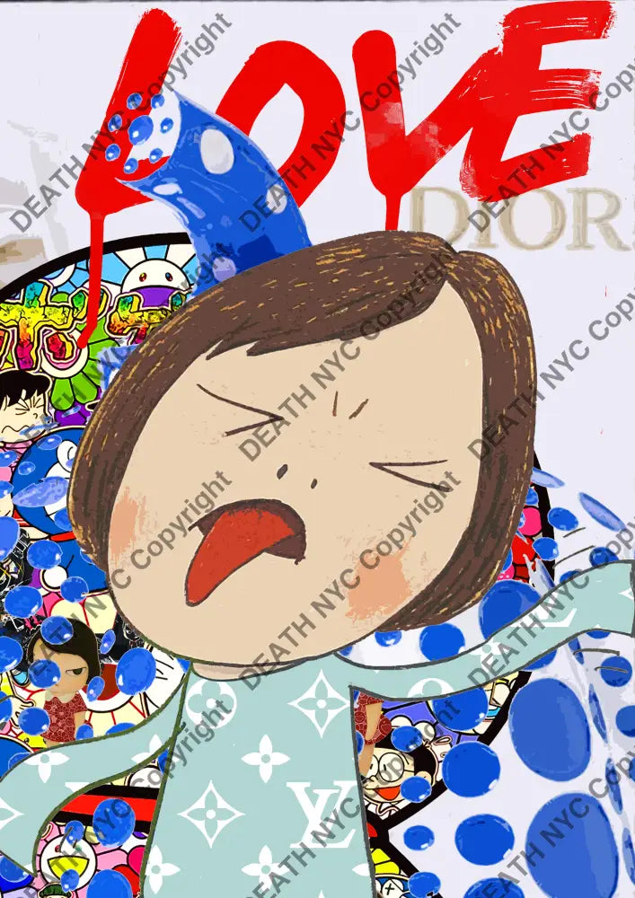 Auction ’N dmon love 1’’ art print 45x32cm (Edition of 100) Art Print