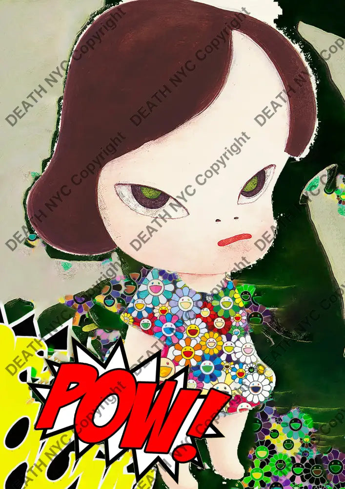 Auction ’N pow abstract 2 ’ art print 45x32cm (Edition of 100) - Art Print