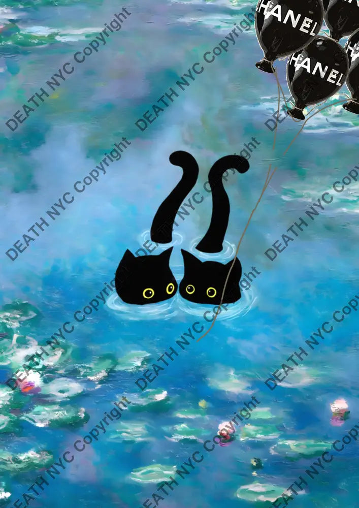 Auction ’ND53 cat’ art print 45x32cm (Edition of 100) Art Print
