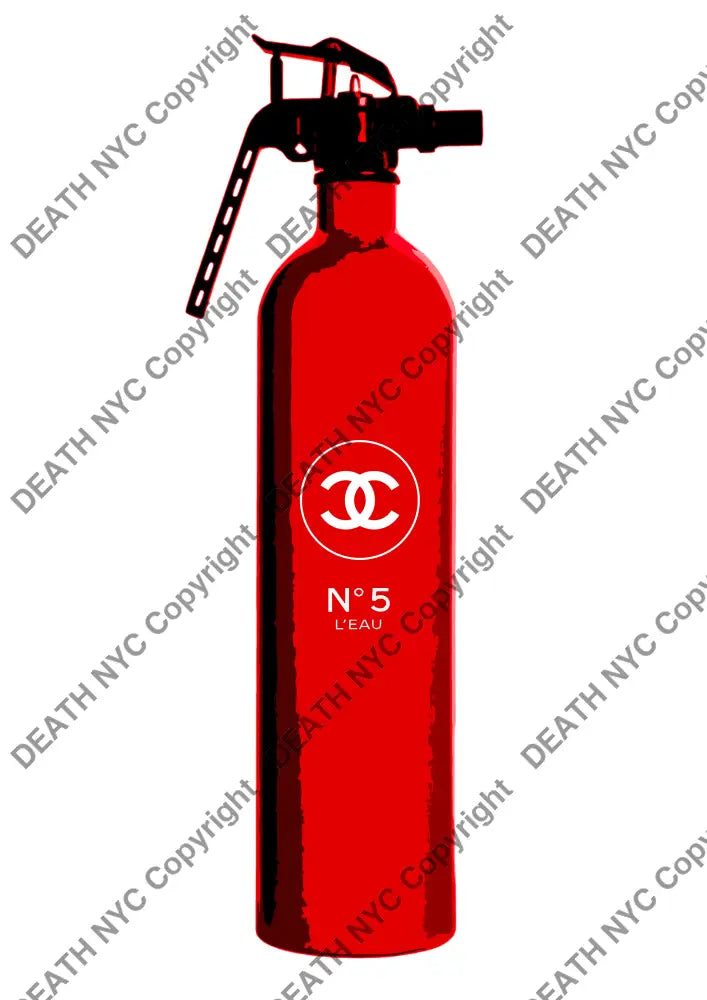 Auction ’no 5 red ’ art print 45x32cm (Edition of 100) - Art Print