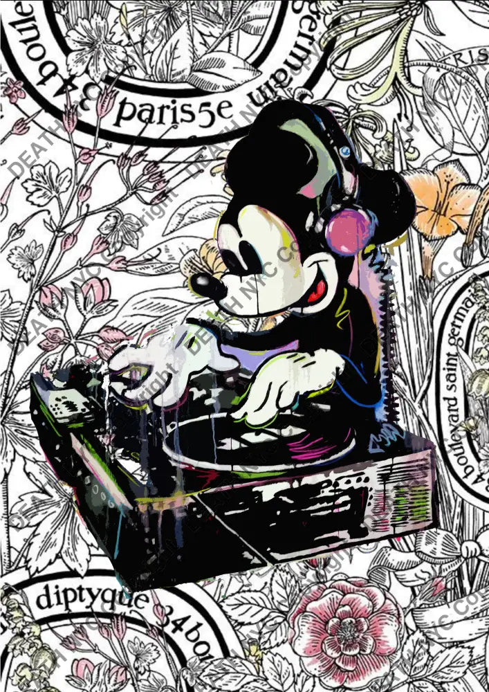 Auction ’Nv159 mouse’ art print 45x32cm (Edition of 100) Art Print