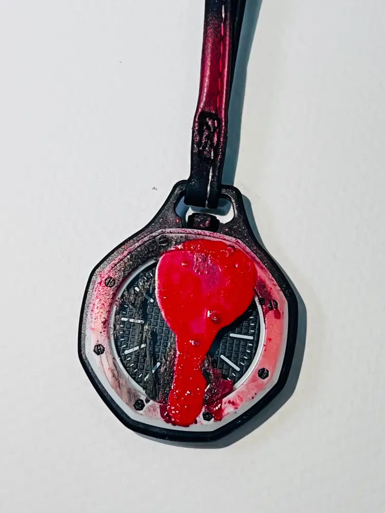 Auction - Original Art Edition of One Pocket Watch red - Art Print