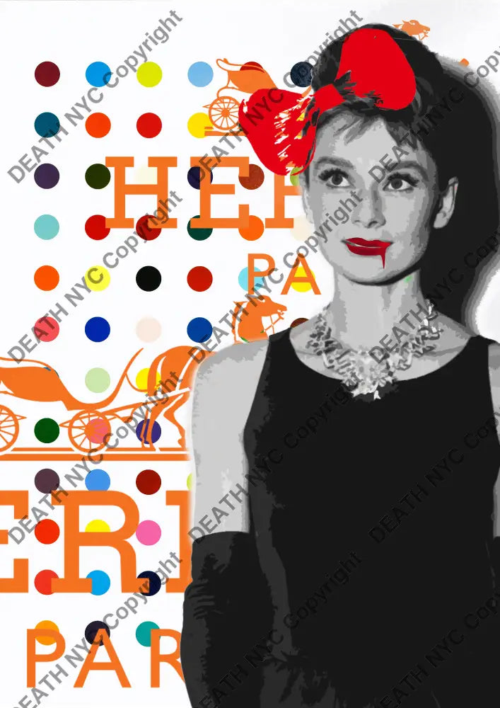 Auction ’P274 audrey’ art print 45x32cm (Edition of 100) Art Print
