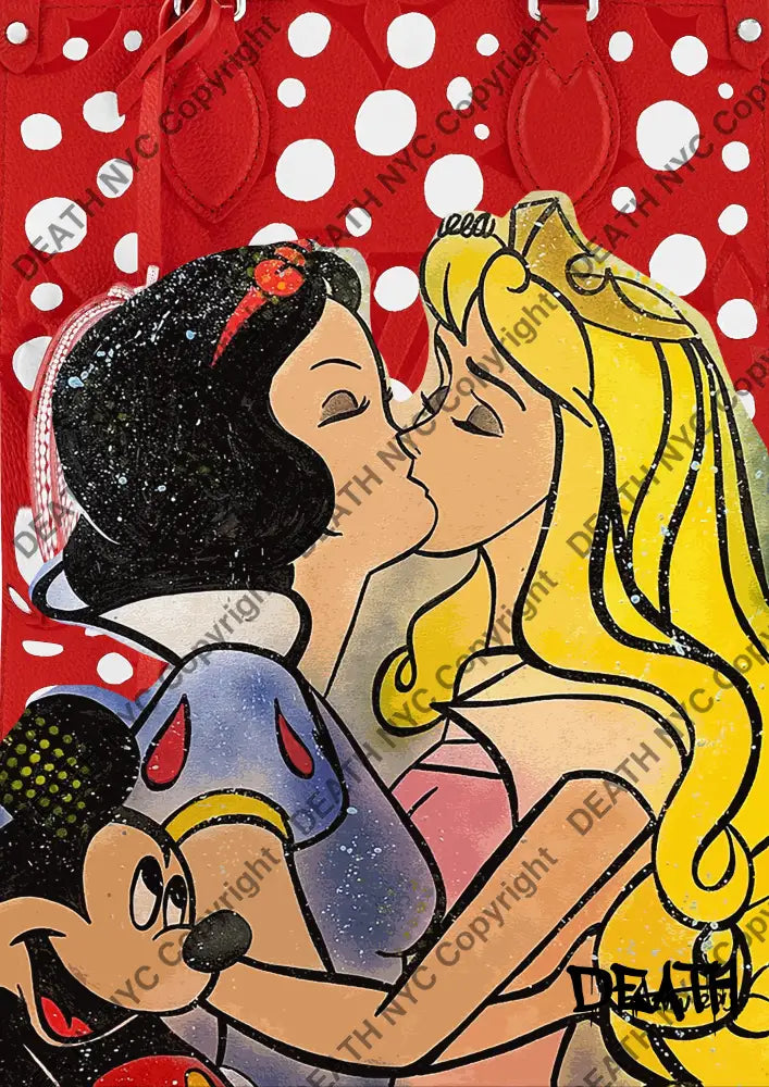 Auction ’Q146 kiss’ art print 45x32cm (Edition of 100) Art Print