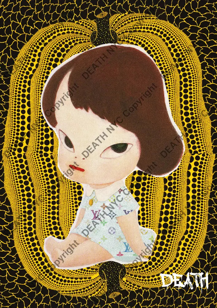 Auction ’Q224 girl’ art print 45x32cm (Edition of 100) Art Print